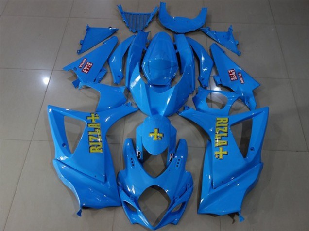 2007-2008 Blue Rizzla- GSXR 1000 07-08 Suzuki GSXR 1000 Fairings 2007-2008 Blue Rizzla- GSXR 1000 07-08 Suzuki GSXR 1000 Fairings