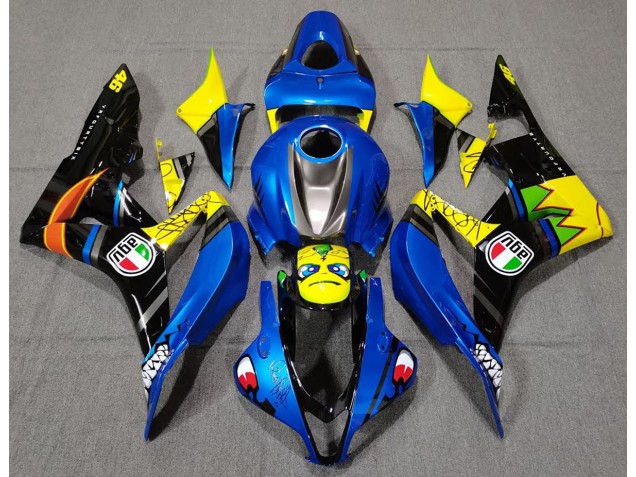 2007-2008 Blue Shark Honda CBR600RR Fairings 2007-2008 Blue Shark Honda CBR600RR Fairings