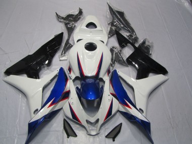 2007-2008 Blue White OEM Style Honda CBR600RR Fairings