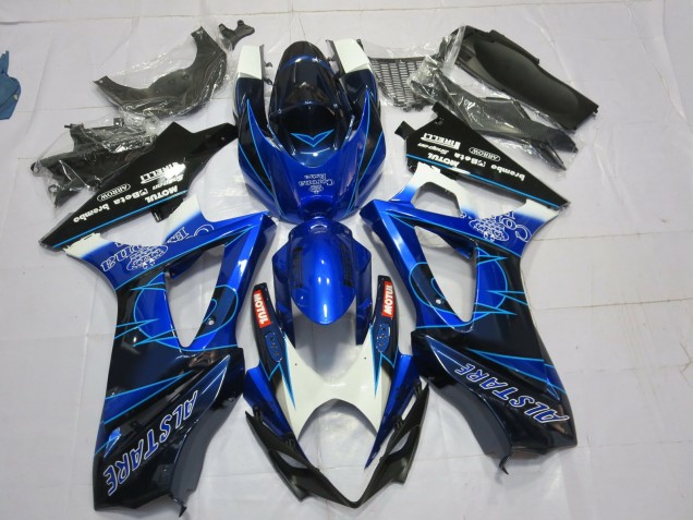 2007-2008 Blue and Black Corona Suzuki GSXR 1000 Fairings 2007-2008 Blue and Black Corona Suzuki GSXR 1000 Fairings