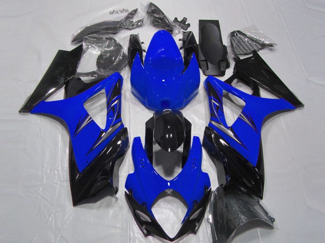 2007-2008 Blue and Black Suzuki GSXR 1000 Fairings 2007-2008 Blue and Black Suzuki GSXR 1000 Fairings