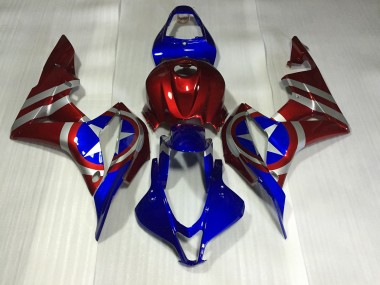 2007-2008 Captain America Honda CBR600RR Fairings