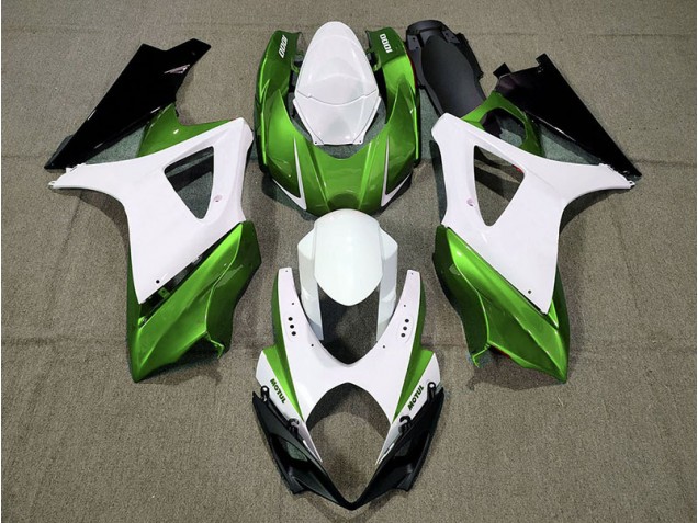2007-2008 Custom Design Green Suzuki GSXR 1000 Fairings 2007-2008 Custom Design Green Suzuki GSXR 1000 Fairings