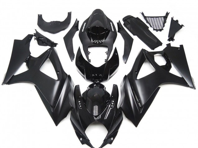 2007-2008 Custom Matte Black Slick Suzuki GSXR 1000 Fairings 2007-2008 Custom Matte Black Slick Suzuki GSXR 1000 Fairings