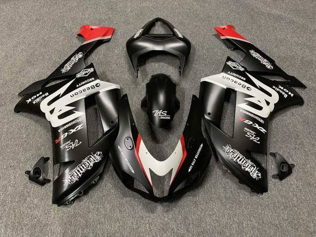 2007-2008 Custom Matte Kawasaki ZX6R Fairings 2007-2008 Custom Matte Kawasaki ZX6R Fairings
