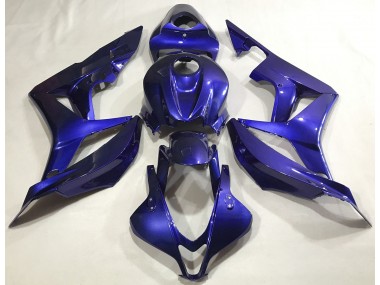 2007-2008 Deep Blue Plain Honda CBR600RR Fairings
