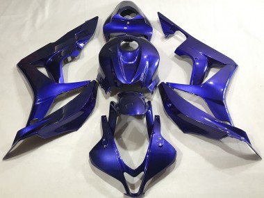 2007-2008 Deep Blue Plain Honda CBR600RR Fairings