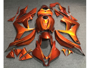 2007-2008 Flat Orange Honda CBR600RR Fairings