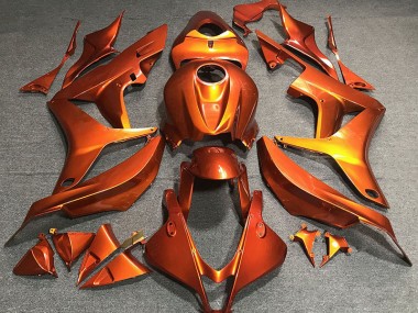 2007-2008 Flat Orange Honda CBR600RR Fairings