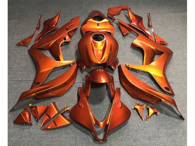 2007-2008 Flat Orange Honda CBR600RR Fairings