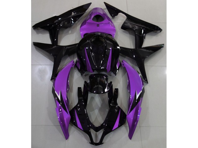 2007-2008 Gloss Black & Purple Honda CBR600RR Fairings 2007-2008 Gloss Black & Purple Honda CBR600RR Fairings