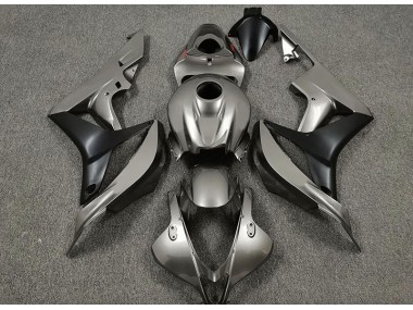2007-2008 Gloss Grey and Black Honda CBR600RR Fairings