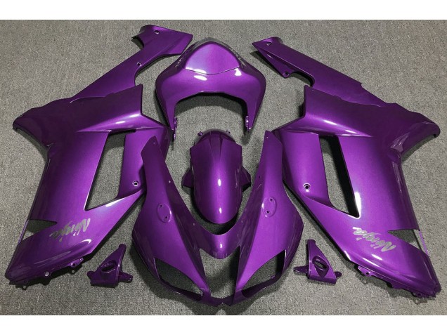 2007-2008 Gloss Purple Kawasaki ZX6R Fairings 2007-2008 Gloss Purple Kawasaki ZX6R Fairings