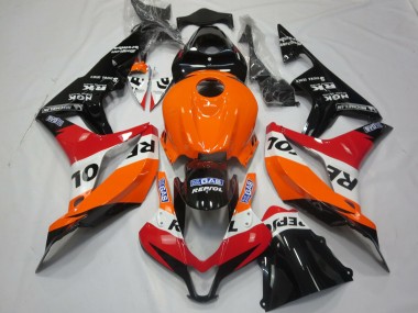 2007-2008 Light Orange Repsol Honda CBR600RR Fairings