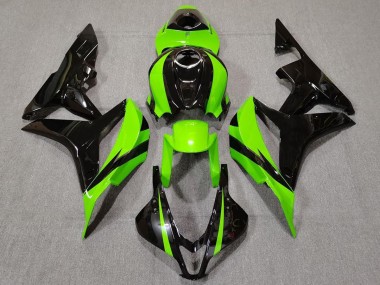 2007-2008 Lime Green and Black Honda CBR600RR Fairings