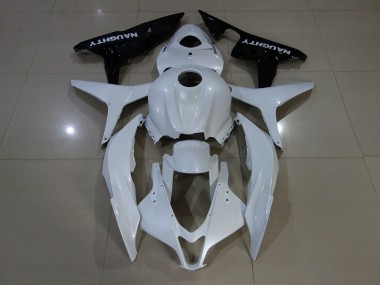 2007-2008 Pearl White Honda CBR600RR Fairings