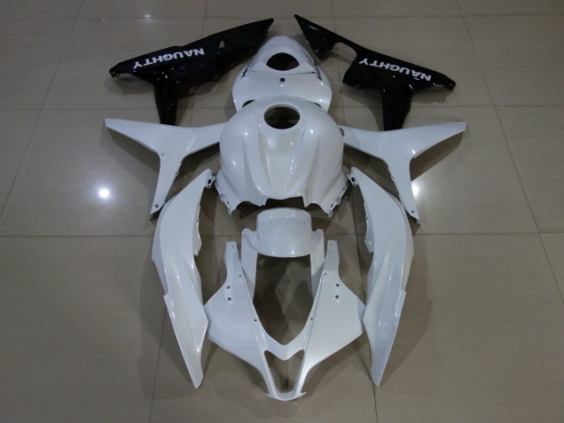 2007-2008 Pearl White Honda CBR600RR Fairings