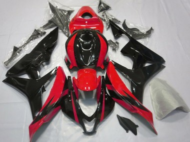 2007-2008 Red and Black OEM Design Honda CBR600RR Fairings