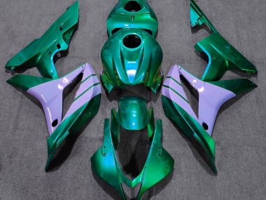 2007-2008 Turquoise and Milky Purple Honda CBR600RR Fairings