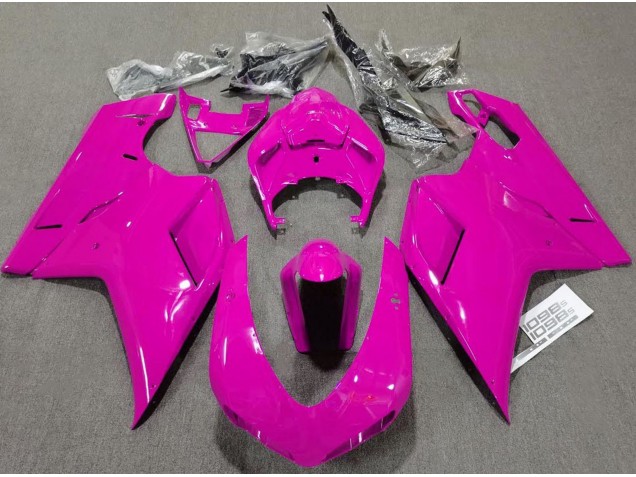 2007-2012 Plain Gloss Pink Ducati 848 1098 1198 Fairings 2007-2012 Plain Gloss Pink Ducati 848 1098 1198 Fairings