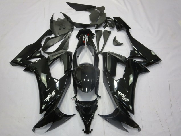 2008-2010 Black Ninja Kawasaki ZX10R Fairings
