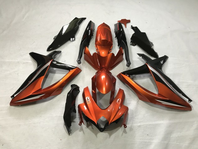 2008-2010 Burnt Orange Suzuki GSXR 600-750 Fairings