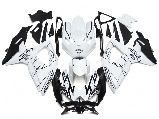 2008-2010 Custom Corona Special with White Suzuki GSXR 600-750 Fairings 2008-2010 Custom Corona Special with White Suzuki GSXR 600-750 Fairings