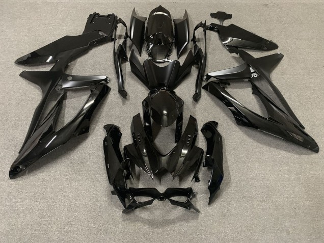 2008-2010 Gloss Black Suzuki GSXR 600-750 Fairings 2008-2010 Gloss Black Suzuki GSXR 600-750 Fairings