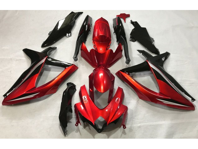 2008-2010 Gloss Red Suzuki GSXR 600-750 Fairings 2008-2010 Gloss Red Suzuki GSXR 600-750 Fairings