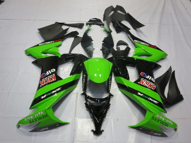 2008-2010 Green and Black Kawasaki ZX10R Fairings 2008-2010 Green and Black Kawasaki ZX10R Fairings