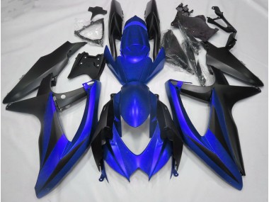 2008-2010 Matte Blue No R Suzuki GSXR 600-750 Fairings
