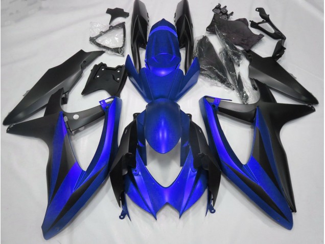 2008-2010 Matte Blue No R Suzuki GSXR 600-750 Fairings 2008-2010 Matte Blue No R Suzuki GSXR 600-750 Fairings