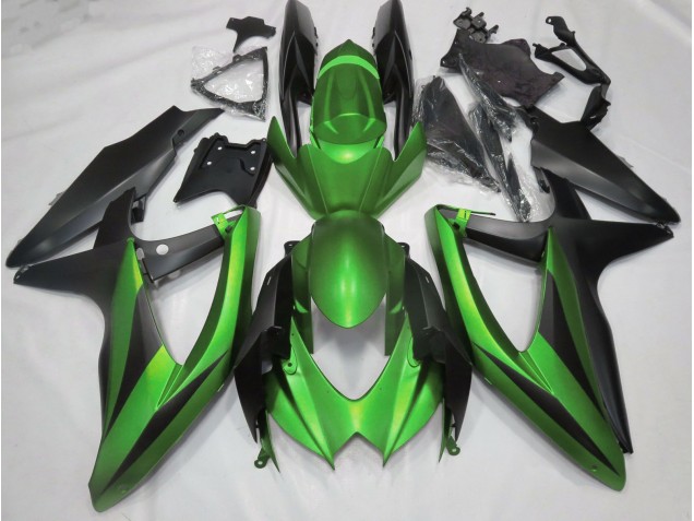 2008-2010 Matte Green No R Suzuki GSXR 600-750 Fairings 2008-2010 Matte Green No R Suzuki GSXR 600-750 Fairings