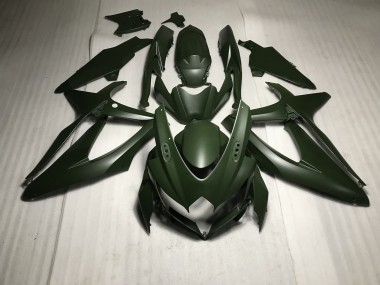 2008-2010 Matte Green Suzuki GSXR 600-750 Fairings