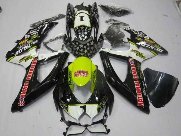 2008-2010 National Guard Suzuki GSXR 600-750 Fairings 2008-2010 National Guard Suzuki GSXR 600-750 Fairings