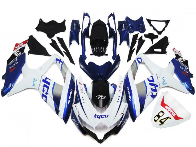 2008-2010 TYCO Gloss Custom Style Suzuki GSXR 600-750 Fairings 2008-2010 TYCO Gloss Custom Style Suzuki GSXR 600-750 Fairings