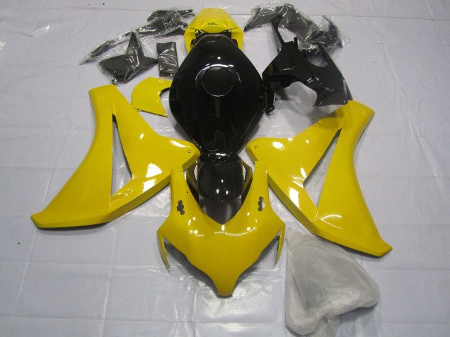 2008-2011 Clear Yellow and Black Honda CBR1000RR Fairings 2008-2011 Clear Yellow and Black Honda CBR1000RR Fairings