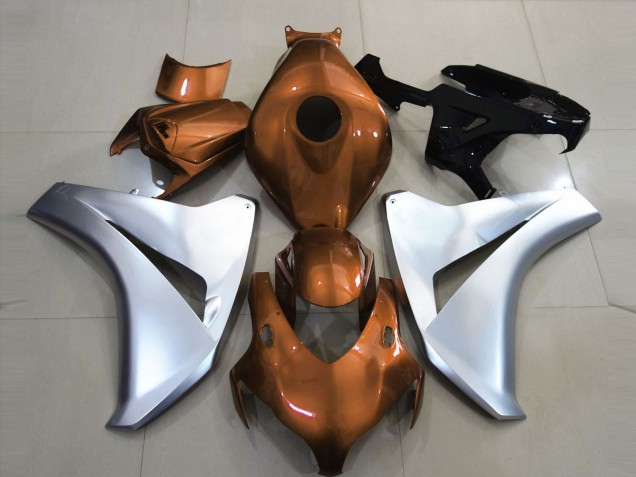 2008-2011 Gloss Orange and Silver Honda CBR1000RR Fairings 2008-2011 Gloss Orange and Silver Honda CBR1000RR Fairings