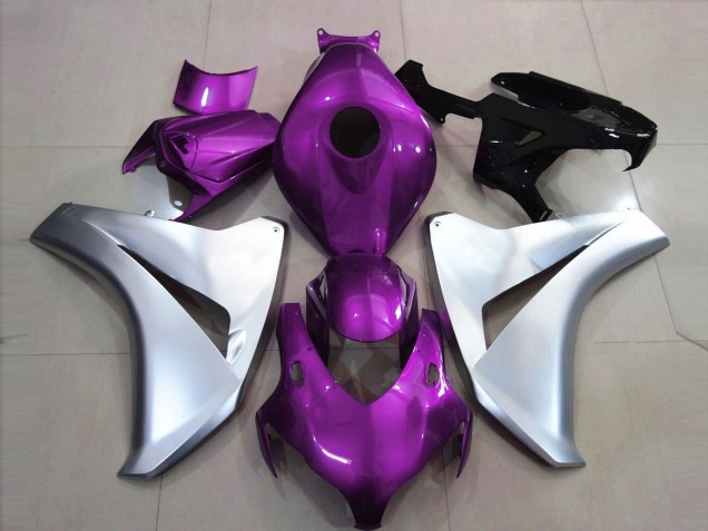 2008-2011 Gloss Pink and Silver Honda CBR1000RR Fairings 2008-2011 Gloss Pink and Silver Honda CBR1000RR Fairings