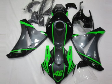 2008-2011 Gray Motul & Green Honda CBR1000RR Fairings