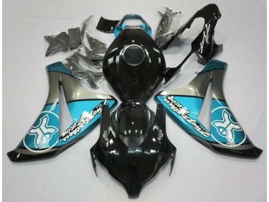 2008-2011 Light Blue on Black Custom Honda CBR1000RR Fairings