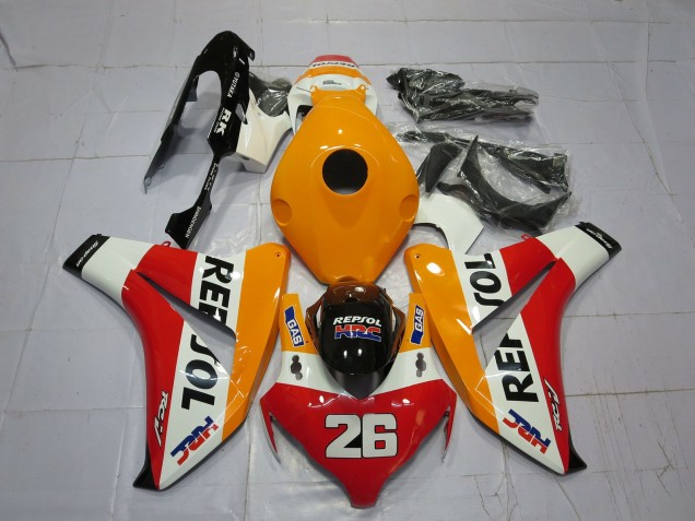 2008-2011 Light Orange Repsol Honda CBR1000RR Fairings 2008-2011 Light Orange Repsol Honda CBR1000RR Fairings