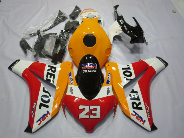 2008-2011 Off Orange Repsol Honda CBR1000RR Fairings
