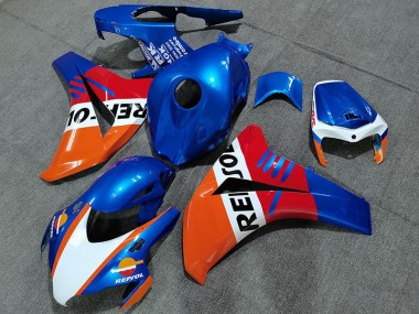 2008-2011 Pearl Blue Repsol Style Honda CBR1000RR Fairings