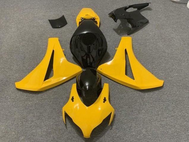 2008-2011 Pearl Yellow and Black Honda CBR1000RR Fairings 2008-2011 Pearl Yellow and Black Honda CBR1000RR Fairings