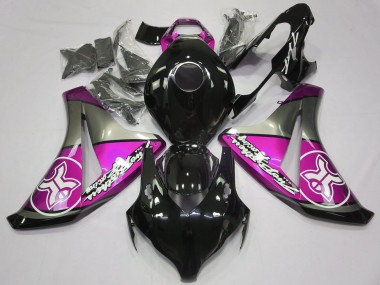2008-2011 Pink on Black Custom Honda CBR1000RR Fairings