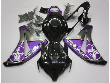2008-2011 Purple on Black Custom Honda CBR1000RR Fairings