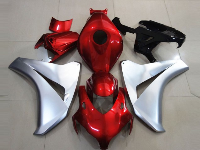2008-2011 Silver and Candy Apple Honda CBR1000RR Fairings