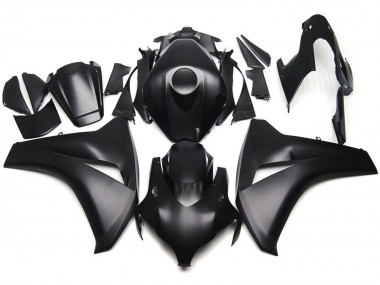 2008-2011 Slick Matte Black Honda CBR1000RR Fairings