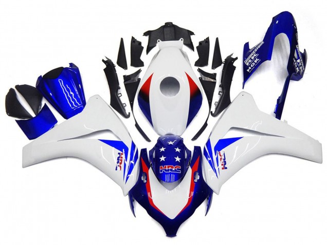 2008-2011 Vibrant Blue Star Honda CBR1000RR Fairings